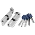 Цилиндровый механизм с вертушкой PUNTO Z402/80 mm 35+10+35 CP хром 5 кл. 35271 16090883