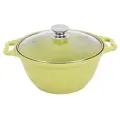 Кастрюля 2 л KUKMARA Trendy style, K21TSL, алюминий, лимонный