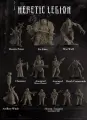 Набор миниатюр Trench Crusade Heretic Legion, солдаты, пластик, 32мм