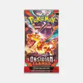Pokemon TCG Бустер карточек Obsidian Flames (Scarlet & Violet) Booster Pack, 10 карт