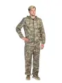Костюм мужской Лето пиксель серый облегченный летний из хлопка камуфляж