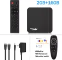 Комплект: ТВ приставка Tanix W2 (2/16)+ Аэро-мышь G10S с Android TV