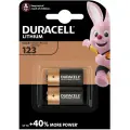 Батарейка Duracell CR123A Lithium 3V BL2 , 2шт.