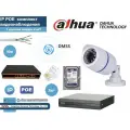 Полный готовый DAHUA комплект видеонаблюдения на 1 камеру 4мП (KITD1IP100W4MP_HDD500Gb)