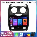 Магнитола для Renault Duster 2015-2021, 4 ядерный процессор 2/64Гб ANDROID, IPS экран 9 дюймов, Wifi, автомагнитола Рено Дастер