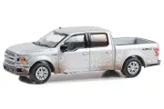 Модель коллекционная GREENLIGHT Ford F-150 supercrew 2020 iconic silver with mud spray (длина модели 6-10 см)