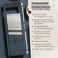 Терка шинковка FACKELMANN 35 * 12 см, 4-ре насадки в наборе, овощерезка, нож для овощей и фруктов, слайсер, измельчитель