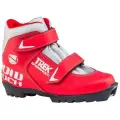 Лыжные ботинки NNN TREK Snowrock3 детские красные/логотип серебристый размер RU29 EU30 CM18