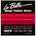 760FX Комплект струн для 4-струнной бас-гитары 39-96 La Bella