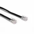 Кабель телефонный Cablexpert черный Аппарат-розетка 2 м TC6P4C-2M-BK