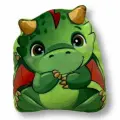 Мягкая Игрушка Мальвина Дракон Рони, 20 см, мятный