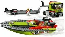 Конструктор для мальчиков Транспортировщик скоростных катеров 11530, 250 деталей