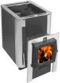 Печь Термофор ДоброПар 14-18 (чугунная дверца со стеклом) диаметр дымохода: 115 мм