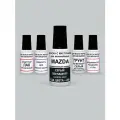 Краска для сколов во флаконе с кисточкой 28B Mazda Серый перламутр, Carbon Gray 20 мл. , краска+лак 5 предметов