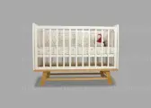 Кровать детская Incanto Anniken продольный маятник цвет белый/бук