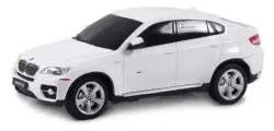 Машинка на радиоуправлении Rastar 31700W BMW X6 (1:24, 20см). Белая