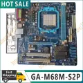 Оригинальная родная материнская плата DDR2 8 ГБ, разъем AM2/AM2 +/AM3 M68M S2P, десктопная материнская плата, системная плата, встроенная графика 100% te
