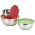 Набор мисок Attribute Mix&Store ASS023 3.7 л,6 шт.,разноцветный