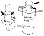 Осушитель кондиционера NRF арт. 33166