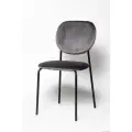 La Room, Стул для кухни C-101 V, графит велюр, для школы, дома и офиса, антивандальный