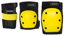 Комплект защиты LOS RAKETOS Combi LRK-006, черно-желтая, размер M