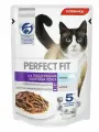 Влажный корм PERFECT FIT. Для здоровья почек, для кошек, с лососем в соусе 28 х 75г