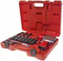 JTC-7663K2 Набор шиномонтажника 15 предметов в кейсе, включает пневмогайковёрт JTC-5812 - 1/2 1085 н/м