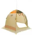 Палатка для зимней рыбалки Митек Омуль-2 (оранжевый/хаки-бежевый)