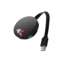 Медиаплеер-ресивер TECH WiFi HDMI AnyCAST 2.4G + 5G 4K / Модуль Wi-Fi беспроводной / ТВ-адаптер, черный