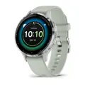 Умные часы Watch Garmin Venu 3S Sage Gray with Silver Buckle 010-02785-04