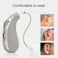 FODRK перезаряжаемый слуховой аппарат RIC, Silver