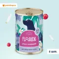FLORIDA Консервы для собак Утка с клюквой, Влажный корм, 6 шт по 400 г