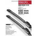 Щетки стеклоочистителя для Хонда ЦРВ 3, Honda CR-V 3 — бескаркасные дворники 650 430 мм на Хонда ЦРВ 3, Honda CR-V 3.