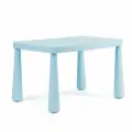 Стол детский BABYROX MINI, голубой, экологичный пластик, скандинавский дизайн