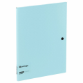 4 шт. Папка на кнопке Berlingo Instinct А4, пластик, 600мкм, аквамарин