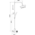 Душевая система с термостатом Rose R1896H-6