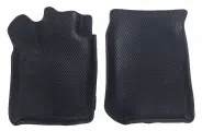 Передние ковры для Lada Largus (2021-2025), 5-мест / Лада Ларгус. Цвет: Чёрный.