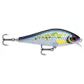 Воблер для рыбалки RAPALA Super Shadow Rap 16, 16см, 77гр, цвет SCRB, медленно тонущий