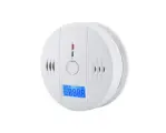 Автономный датчик угарного газа для помещений с сигнализацией (85Дб) - Straz Gaz VIP-910(Q) (white) (U50486PIV) - экран, светозвуковая сирена.