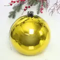 Новогодний шар 30 см «Глянец», золото, пластик, для елки и декорирования