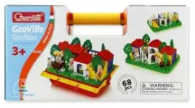 Конструктор Quercetti GeoVille (Кверчетти Джеовилль), 68 деталей