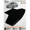 Ворсовый коврик в багажник автомобиля Lexus IS II, is250, is350, IS F, задний привод / 2005-2012 / коврики автомобильные в машину Лексус ИС250, ИС350