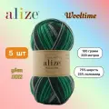 Пряжа Alize Wooltime 11012, 100 г, 200 м, 5 штук