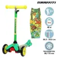 Самокат GRAFFITI Kids В лесу, колеса PU 110/80 мм, ABEC 7, до 40 кг 7350627