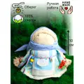 Кукла-оберег Талисман_Doll Крупеничка, текстиль, наполнение зерном, на удачу
