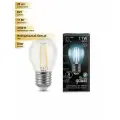 (20 шт.) Светодиодная лампочка Gauss Filament Шар G45 E27 11W 750lm 4100K 4K прозр. филамент (нитевидная) 105802211 Нейтральный белый. Цоколь E27