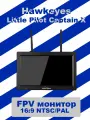 Little Pilot Captain X монитор с видеорегистратором 5,8 G 60CH 10,2-дюймовые двойные приемники 1024x600 LED 16:9 NTSC/PAL
