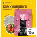 Smart Cat наполнитель комкующийся наполнитель, бентонит: Яблоко, 8 кг