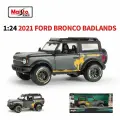 Maisto 1:24 2021 Ford Bronco Badlands, отлитая под давлением Коллекционная модель автомобиля