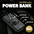 Внешний аккумулятор емкостью 10000 мАч с беспроводной зарядкой / Power Bank Fast Charging